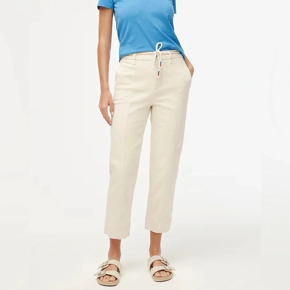J Crew Seamed Straight Leg Jean - All Day Stretch